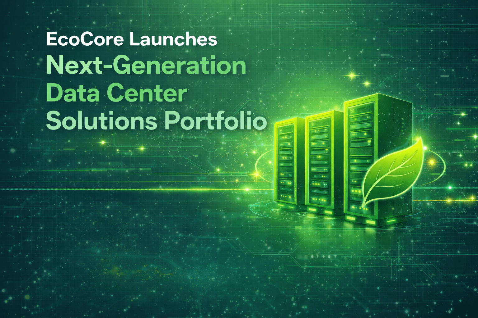 EcoCore Launches Next-Generation Data Center Solutions Portfolio